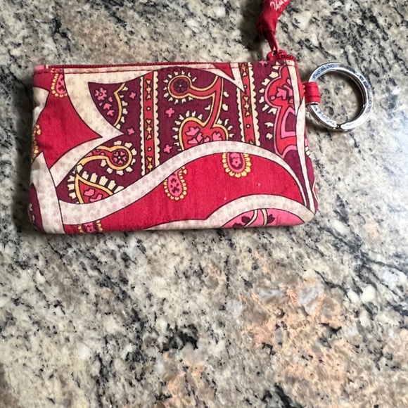 Vera Bradley Tote, wallet, and ID Wallet  in Rosy Posy Pattern - Picture 8 of 11